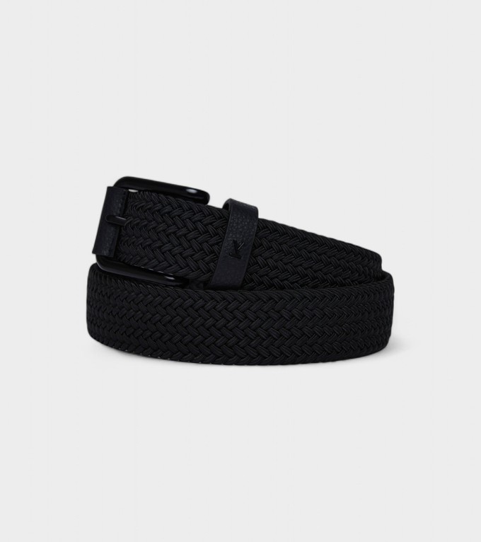 Seb Braided Belt in Black with FREE Ray Keyring from Votch