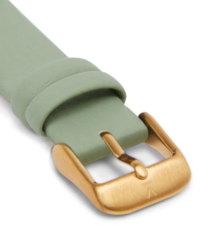 Sage with brushed gold buckle | 16mm from Votch