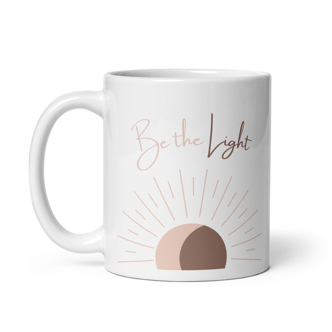 Witte Mok 'Be the Light' from WANDERWOOD