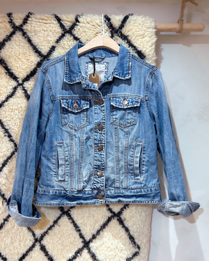 Upcycle Denim Jacket Handpainted from WANDERWOOD