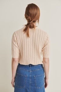 Sweater Tricia Polo Birch from WANDERWOOD