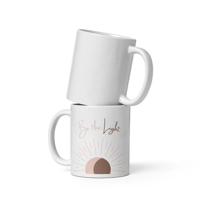 Witte Mok 'Be the Light' from WANDERWOOD