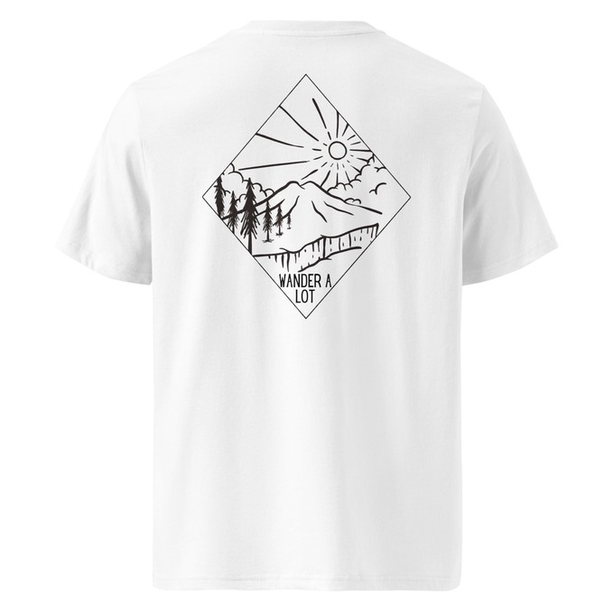 Wander A Lot - T-shirt Backprint 5 Kleuren from WANDERWOOD