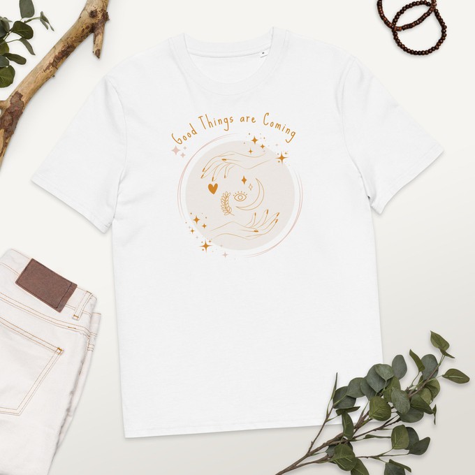 Good Things Are Coming T-shirt White from WANDERWOOD