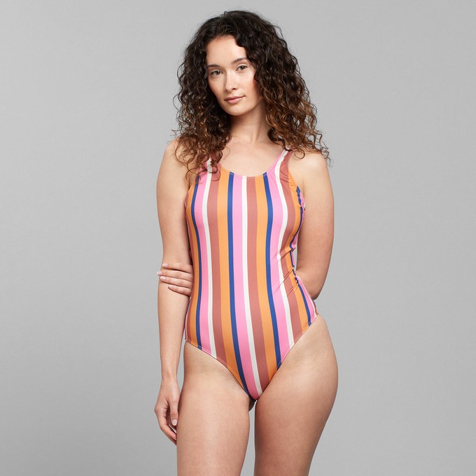 Badpak Rana Sport Irregular Stripe Multi Colour from WANDERWOOD Badpak Rana Sport Irregular Stripe Multi Colour from WANDERWOOD