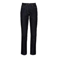5-pocket jeans van puur bio-katoen, donkerblauw via Waschbär