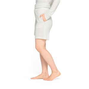 Seiden-Pyjamahose kurz aus reinem Bourretteseiden-Jersey, natur from Waschbär