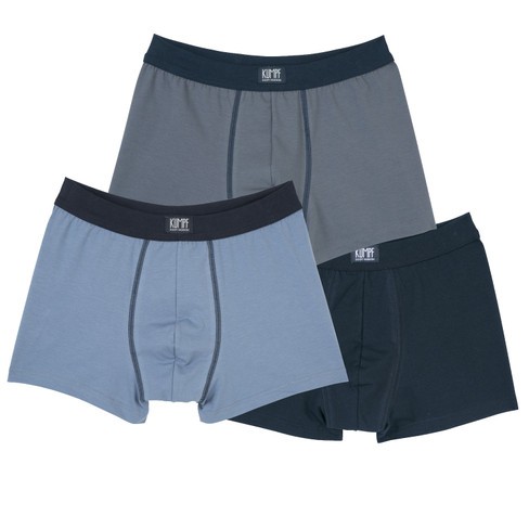 Boxershorts van bio-katoen, set van 3, kleurrijk from Waschbär