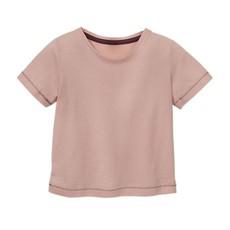 Shirt met korte mouw, mauve via Waschbär