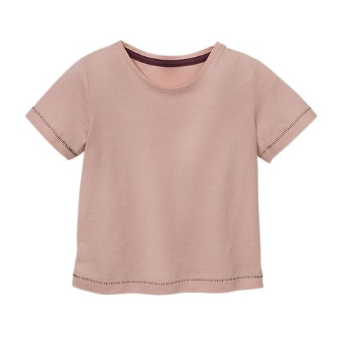 Shirt met korte mouw, mauve from Waschbär