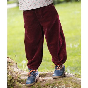 Corduroy pofbroek van bio-katoen, donkerblauw from Waschbär