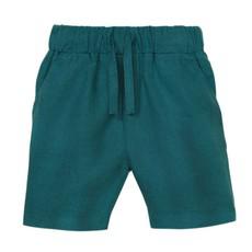 Linnen shorts, jade via Waschbär