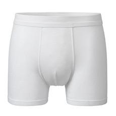 Dubbelpak boxershorts van bio-katoen, Wit via Waschbär