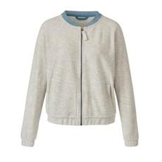 Badstof blouson van bio-scheerwol, steen-gemêleerd van Waschbär