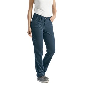 Corduroy broek PAULA van fijne rib van bio-katoen, petrol from Waschbär