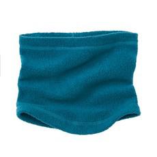 Fleece colsjaal van bio-katoen, petrol via Waschbär