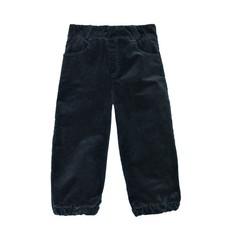 Corduroy pofbroek van bio-katoen, donkerblauw via Waschbär