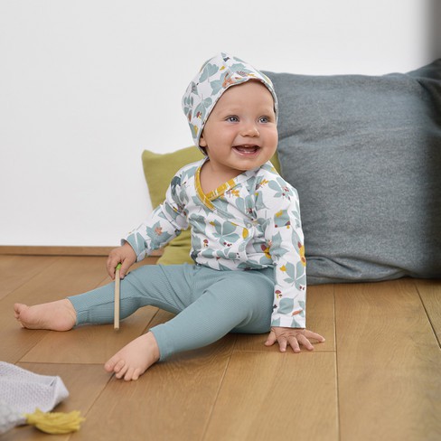 Baby-leggings, waterblauw from Waschbär