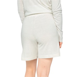 Seiden-Pyjamahose kurz aus reinem Bourretteseiden-Jersey, natur from Waschbär