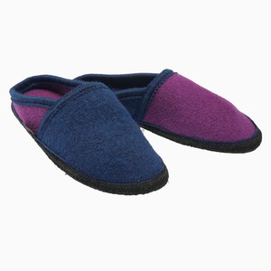 Pantoffels, jeans/turkoois from Waschbär