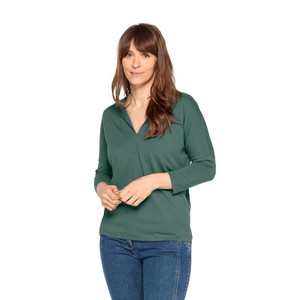 Shirt mit ¾-Ärmeln aus Lyocell mit Bio-Baumwolle, seegras from Waschbär