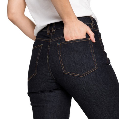 5-pocket jeans van puur bio-katoen, donkerblauw from Waschbär