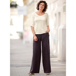 Linnen broek "Anne", kersen from Waschbär