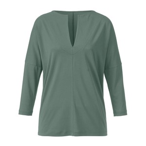 Shirt mit ¾-Ärmeln aus Lyocell mit Bio-Baumwolle, seegras from Waschbär