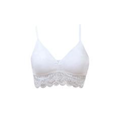 Bustier van bio-katoen met elastaan, wit via Waschbär