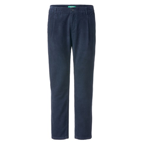 Corduroy broek van puur bio-katoen, nachtblauw from Waschbär