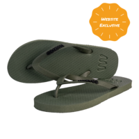 Natural Rubber Flip Flop – Khaki from Waves Flip Flops