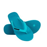 100% Natural Rubber Flip Flop – Turquoise from Waves Flip Flops