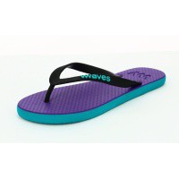 Natural Rubber Flip Flop – Purple and Blue Two Tone from Waves Flip Flops