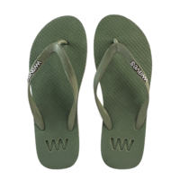 100% Natural Rubber Flip Flop – Khaki Two Tone from Waves Flip Flops