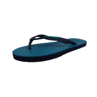 Natural Rubber Flip Flop – Turquoise & Navy Two Tone from Waves Flip Flops