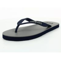 Natural Rubber Flip Flop – Grey with Navy Soles from Waves Flip Flops