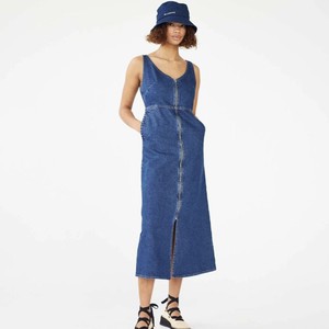 Denim Jurk Culver | Blanche | Blauw from WhatTheF