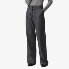 Krijtstreep Broek Cara | Alchemist | Grijs via WhatTheF