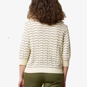Lupin Sweater | Ekyog | Ecru/ Blauw from WhatTheF