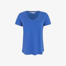 V-Hals T-shirt Ella | Soft Rebels | Blauw via WhatTheF