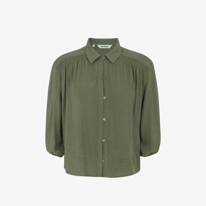 Blouse Myla | Soft Rebels | Groen from WhatTheF