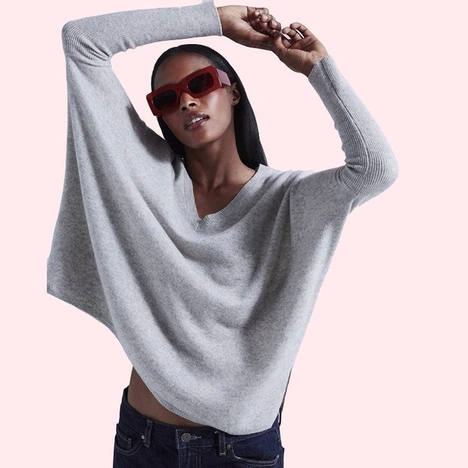 Cashmere Sweater Camille | Absolut Cashmere | Grijs from WhatTheF