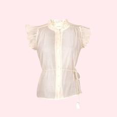 Mouwloze Blouse Mukta | I Am Jai | Crème via WhatTheF