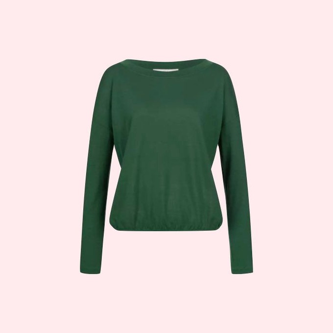 Wollen Boothals Top | Lanius | Groen from WhatTheF