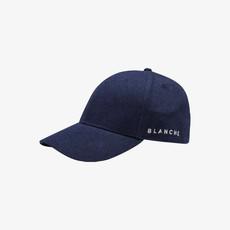 Logo Cap Denim | Blanche | Blauw via WhatTheF