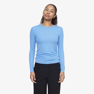 Rib Top Fenja | Soft Rebels | Blauw from WhatTheF