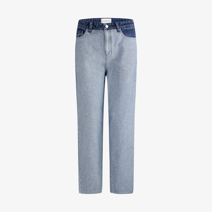 Jeans Avelon Reverse | Blanche | Blauw from WhatTheF