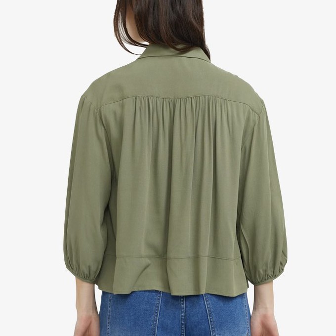 Blouse Myla | Soft Rebels | Groen from WhatTheF