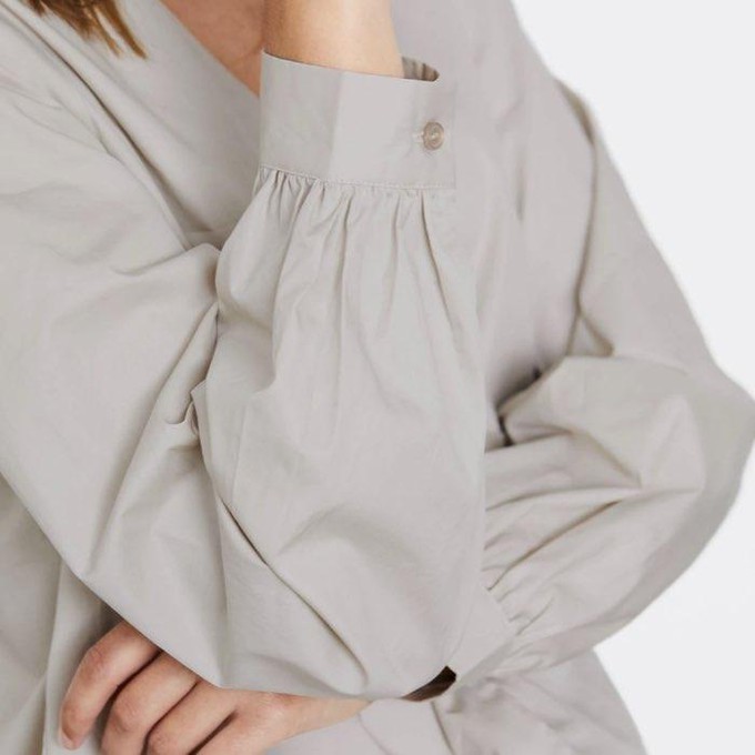 Blouse Eilja | Soft Rebels | Zilver from WhatTheF