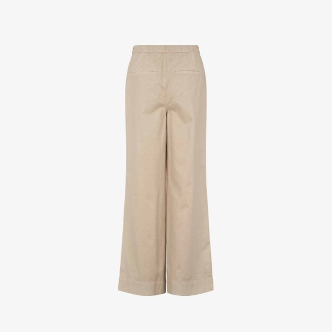 Wide Leg Pantalon Tabita | Soft Rebels | Beige from WhatTheF